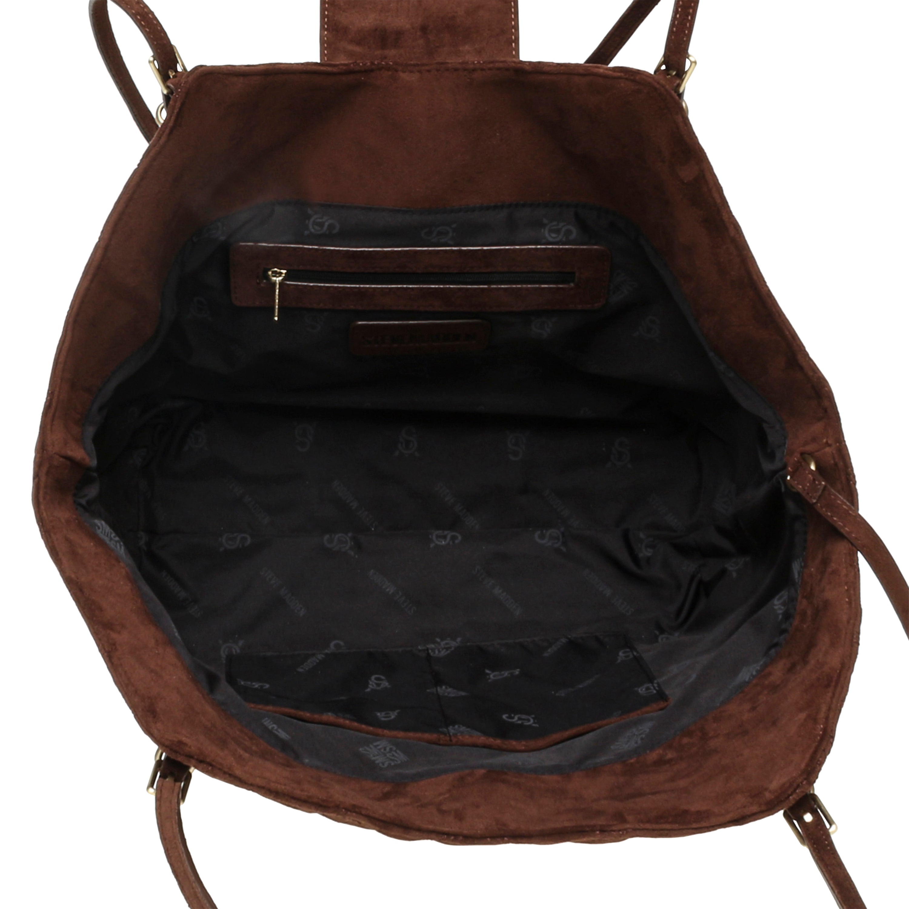 Steve Madden Bmckena sac chocolat doré