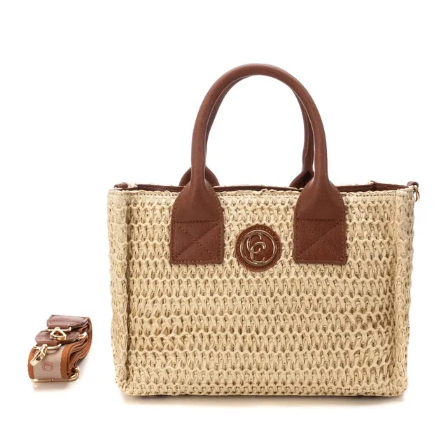 Carmela 18613301 sac bandoulière raphia marron