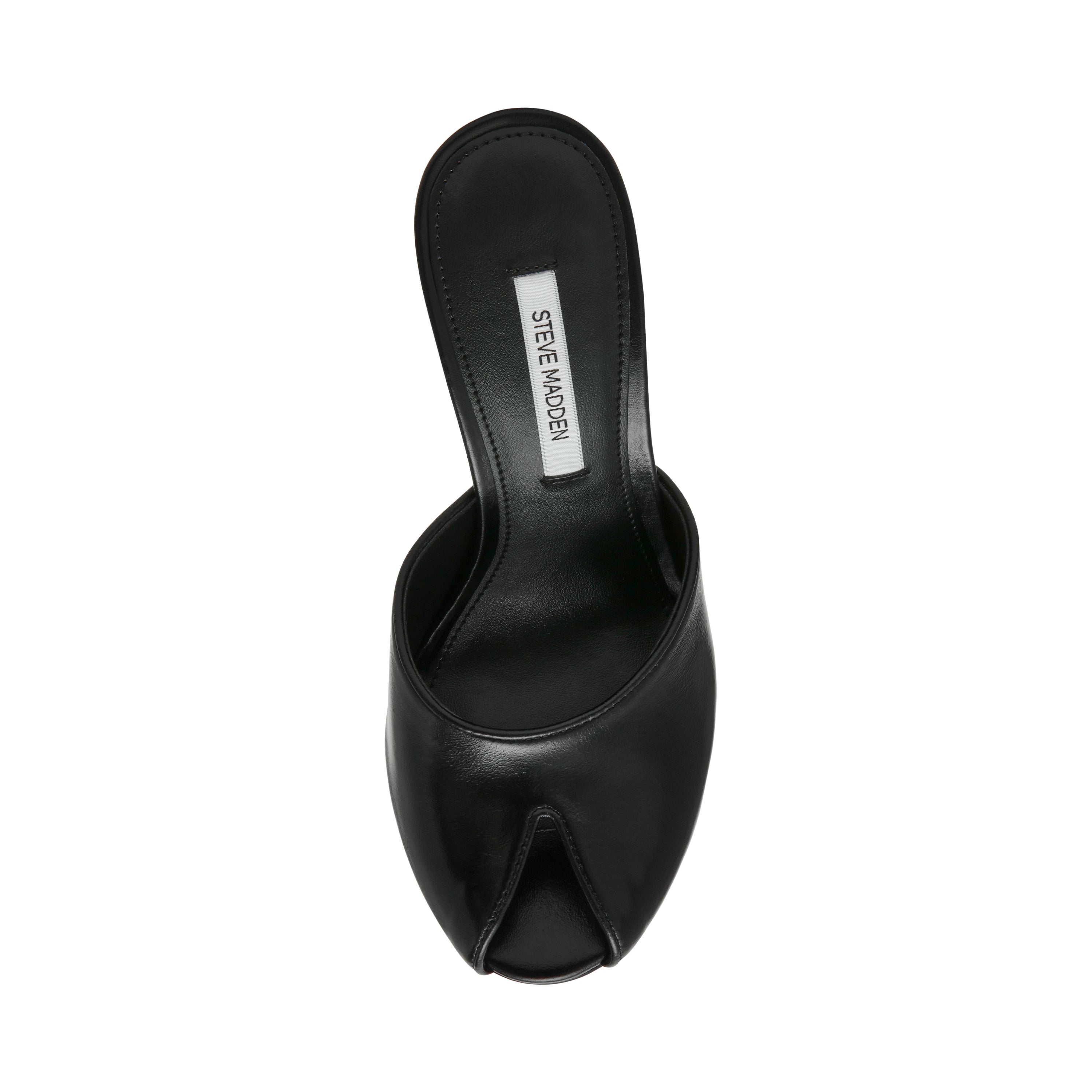 Steve Madden Jaylee mules femme noir cuir talon 10 cm