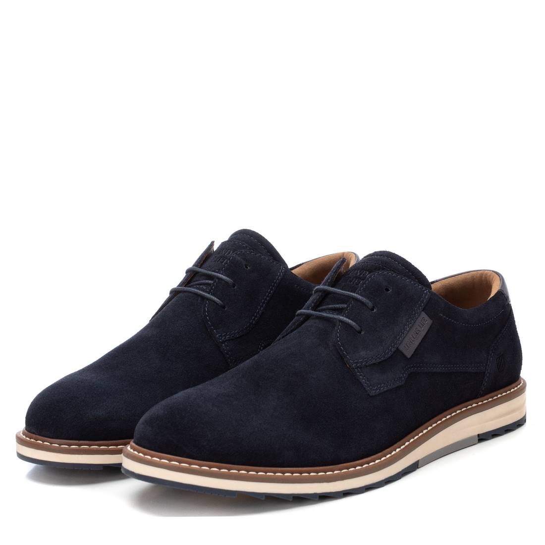 Carmela 16145101 derby cuir bleu homme