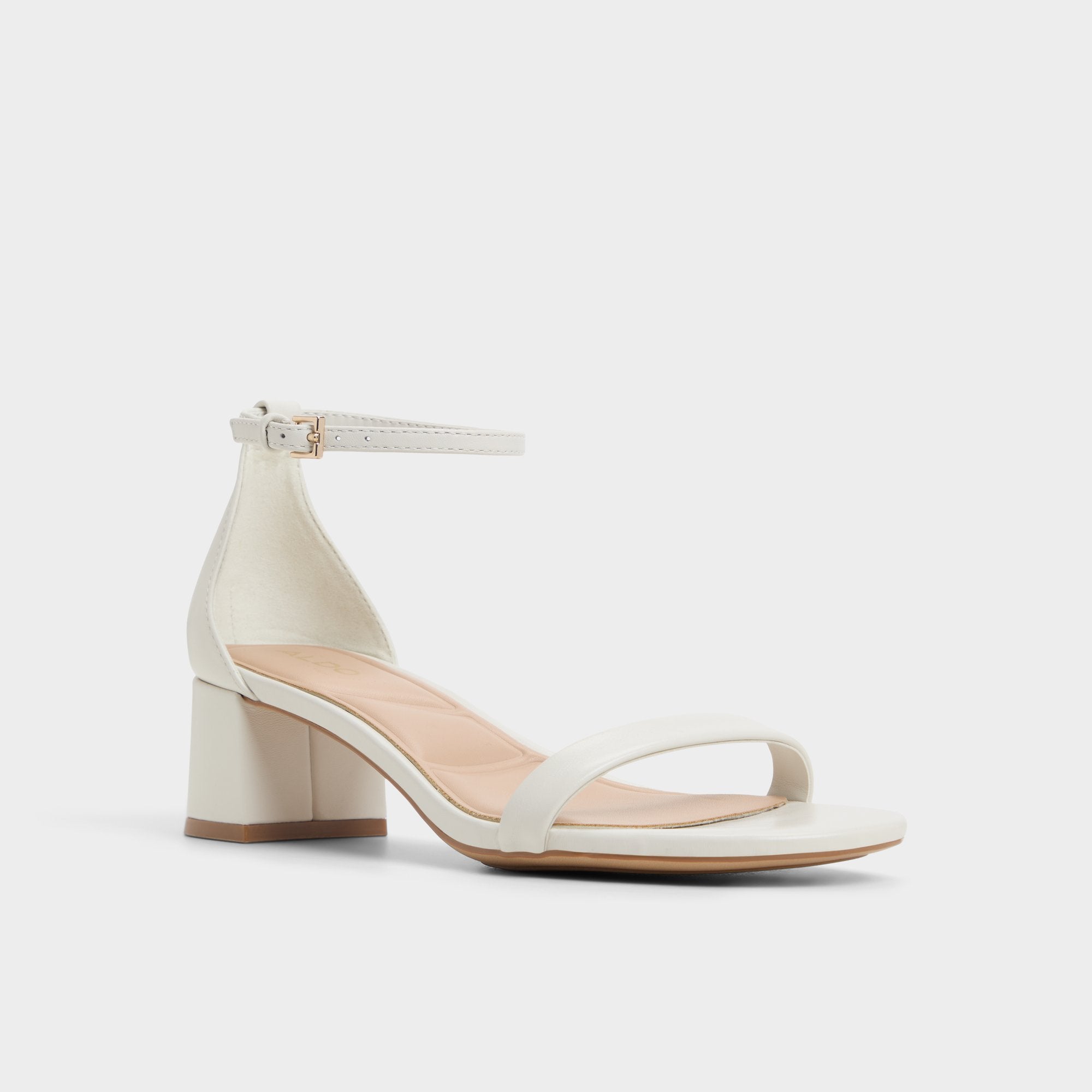 ALDO Calliope sandales blanches talon carré