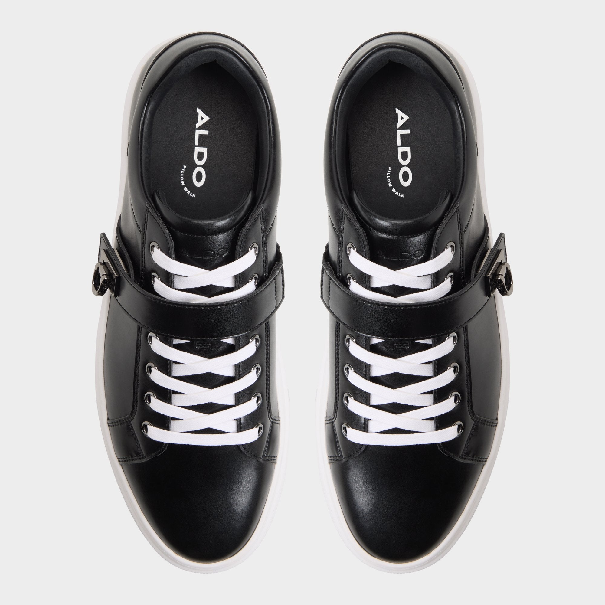 ALDO Iann baskets basses noires cuir souple