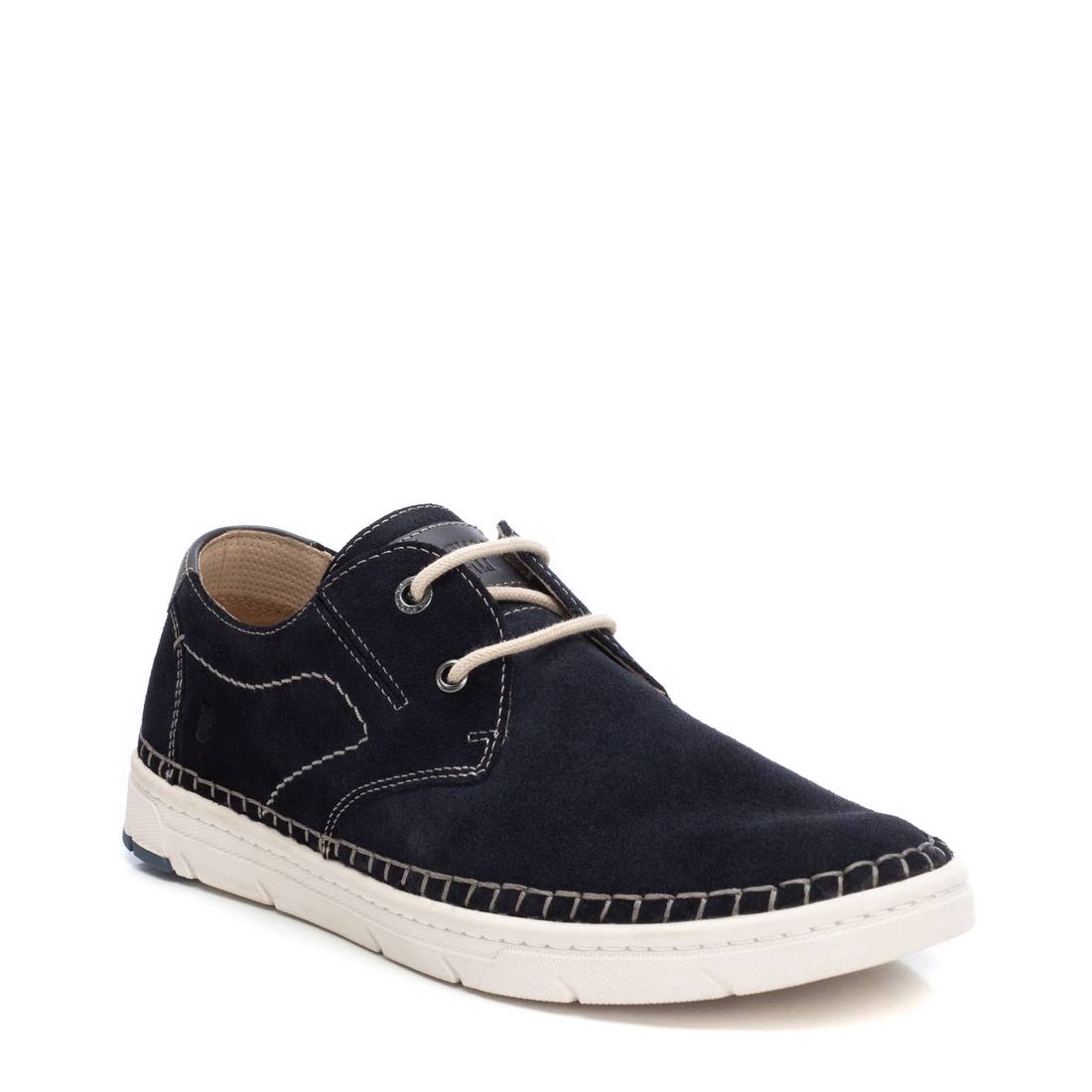 Carmela 16145401 chaussures homme bleu cuir suède