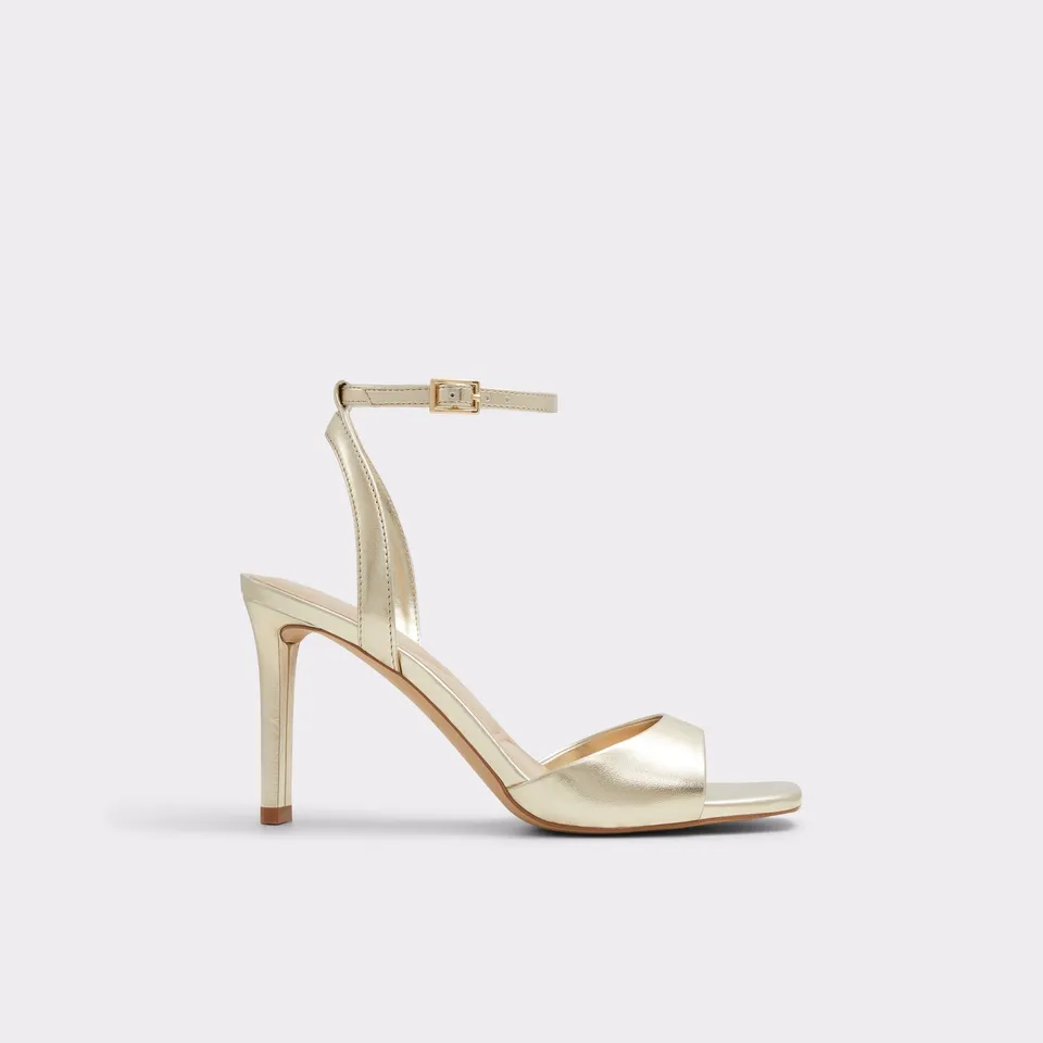 ALDO Sake sandales talon doré métallisé