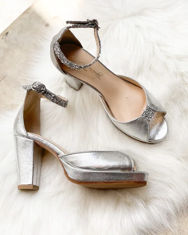 Dessine Moi Un Soulier Charlotte sandale argent 34