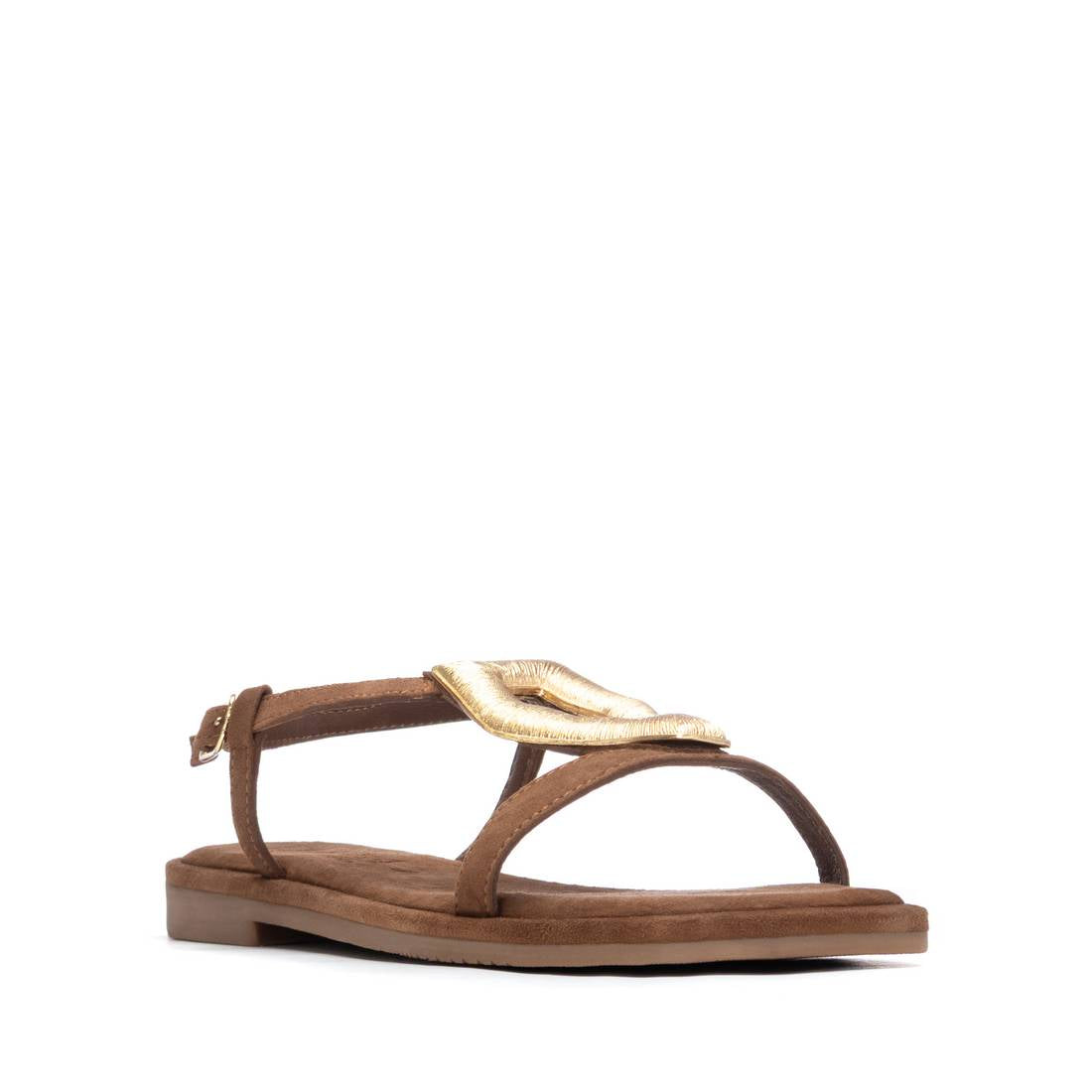 Carmela 16329001 sandales femme camel cuir