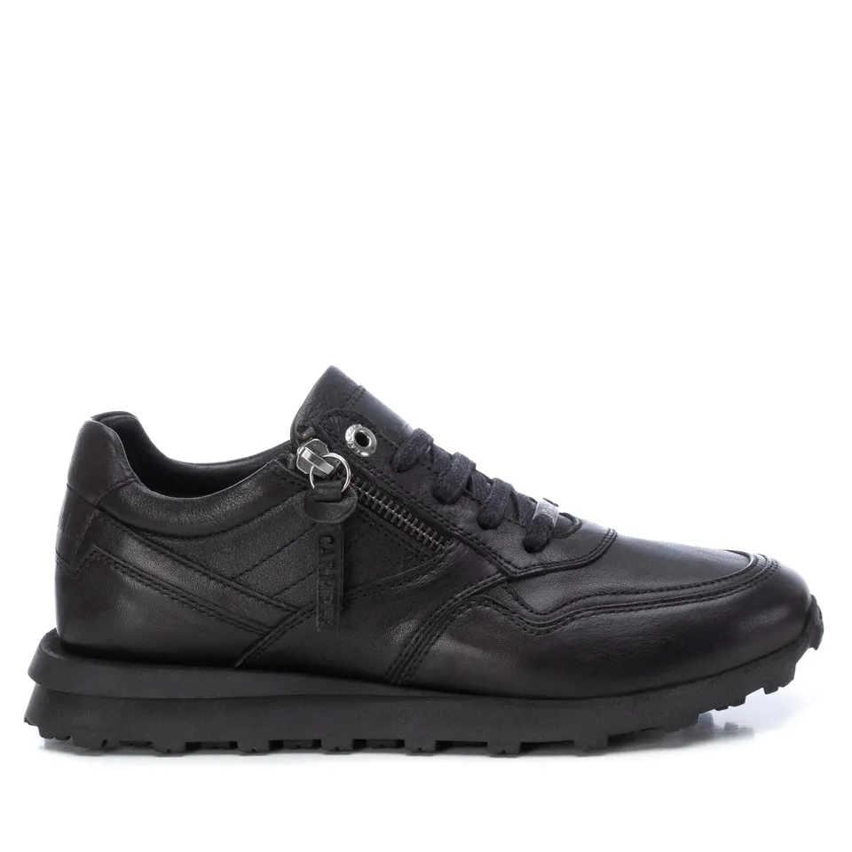 Carmela 16031603 sneaker cuir noir zip
