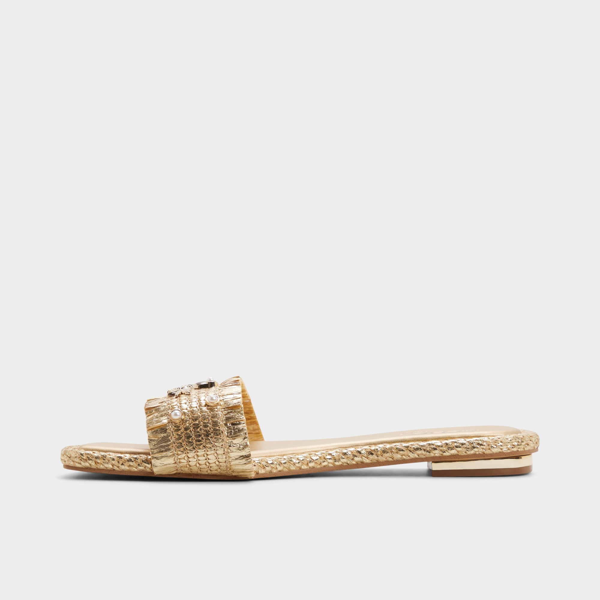ALDO Aurania sandales plates femme raphia