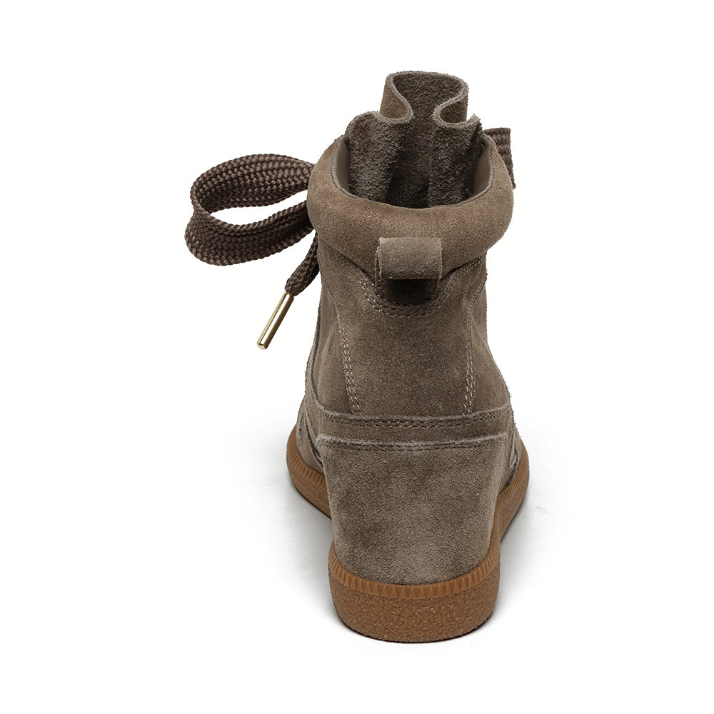 Steve Madden Mables baskets montantes taupe daim compensé