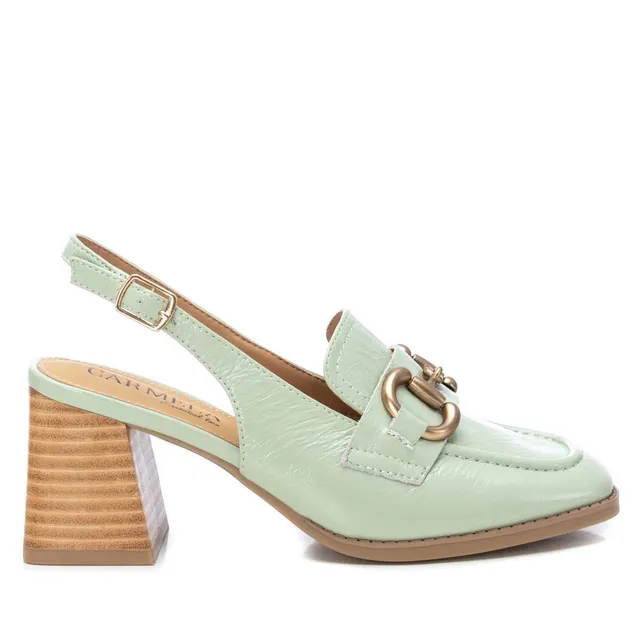 Carmela 16144601 escarpins femme vert cuir verni