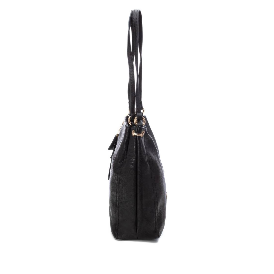 Carmela 18609301 sac shopper noir cuir 30 cm