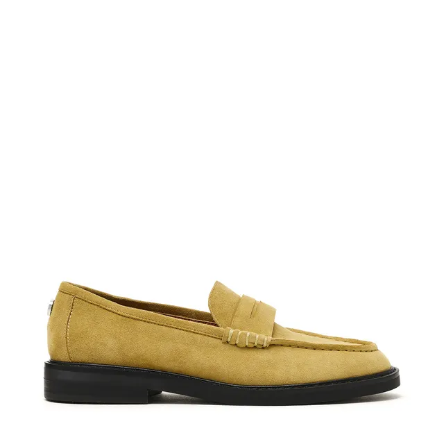 Steve Madden Adison mocassins daim olive semelle 2 cm