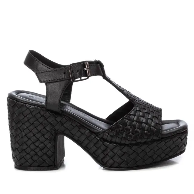 Carmela 16240501 sandales cuir noir talon 9 cm