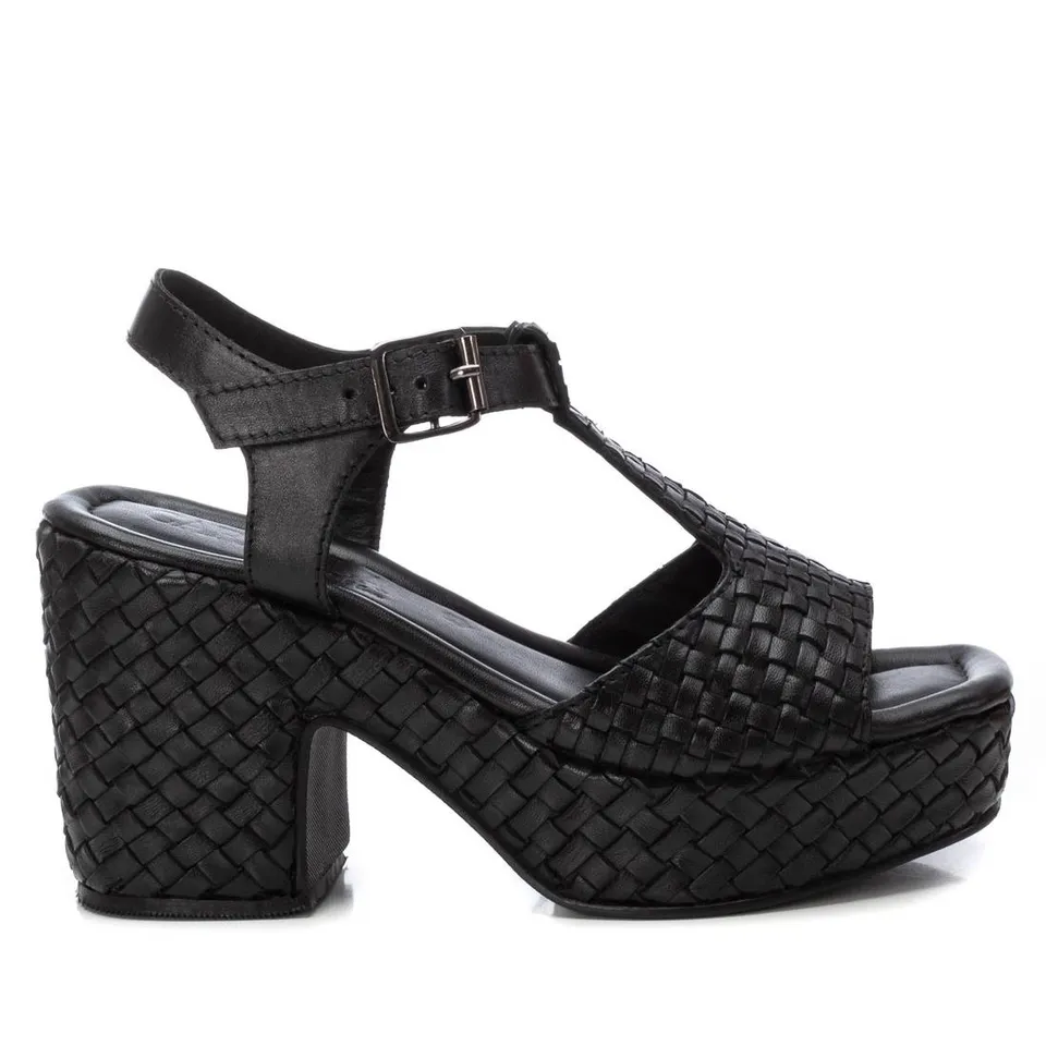 Carmela 16240501 sandales cuir noir talon 9 cm