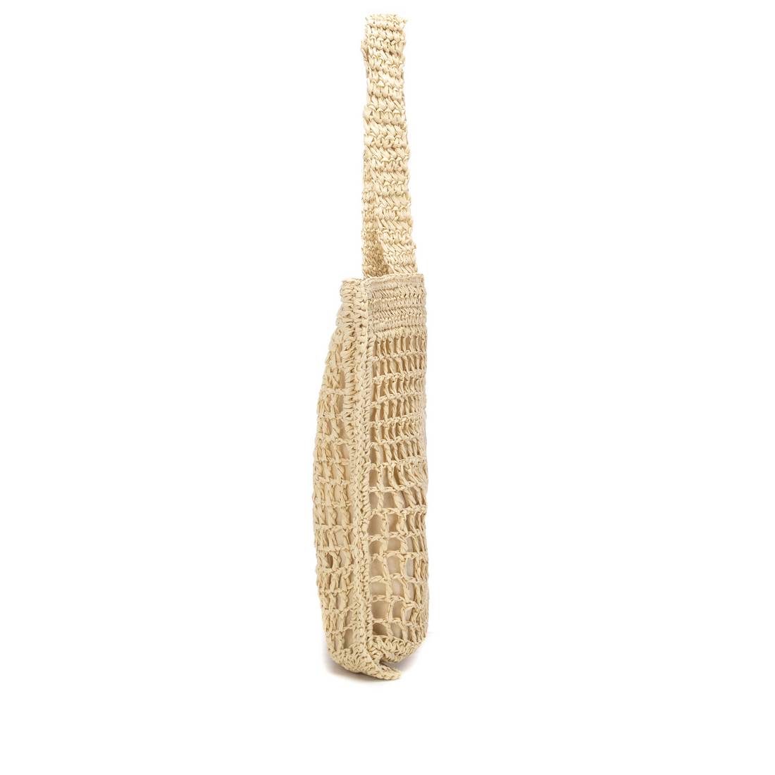 Carmela 18622402 sac épaule femme raphia blanc