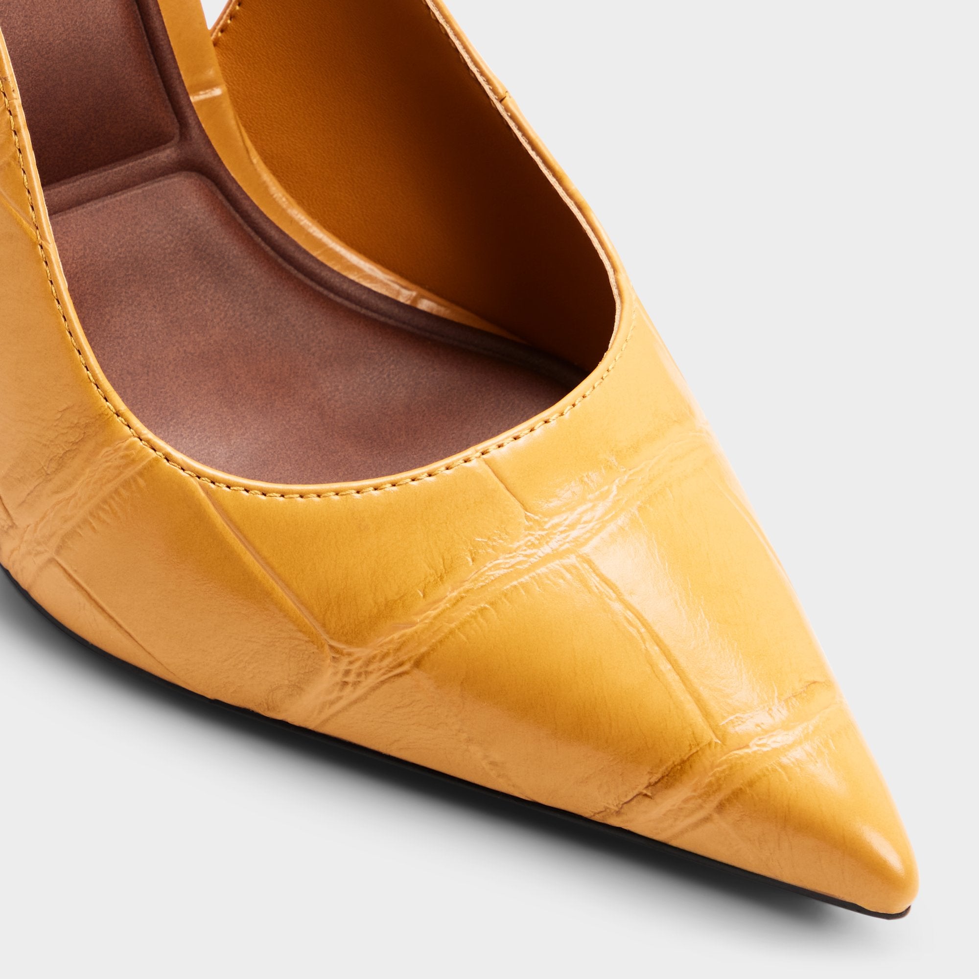 ALDO Stessysling 2.0 escarpins orange effet croco