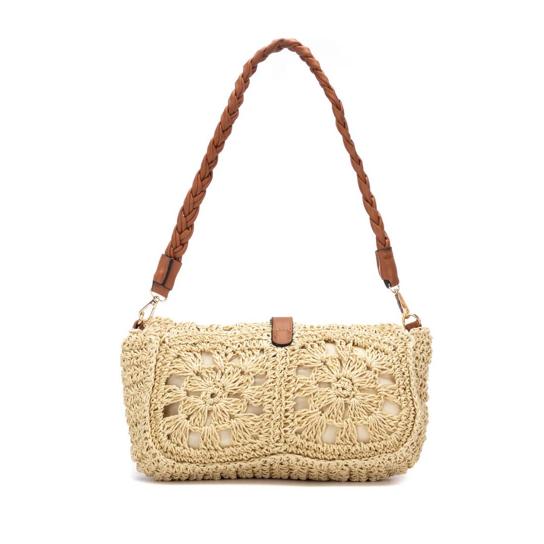 Carmela 18621901 sac épaule raphia marron