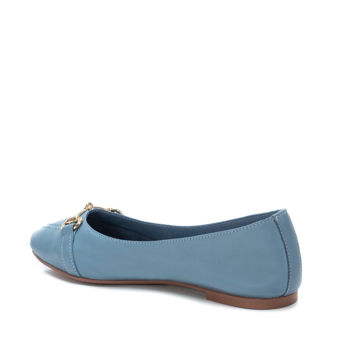 Carmela 16055208 ballerine cuir bleu plat