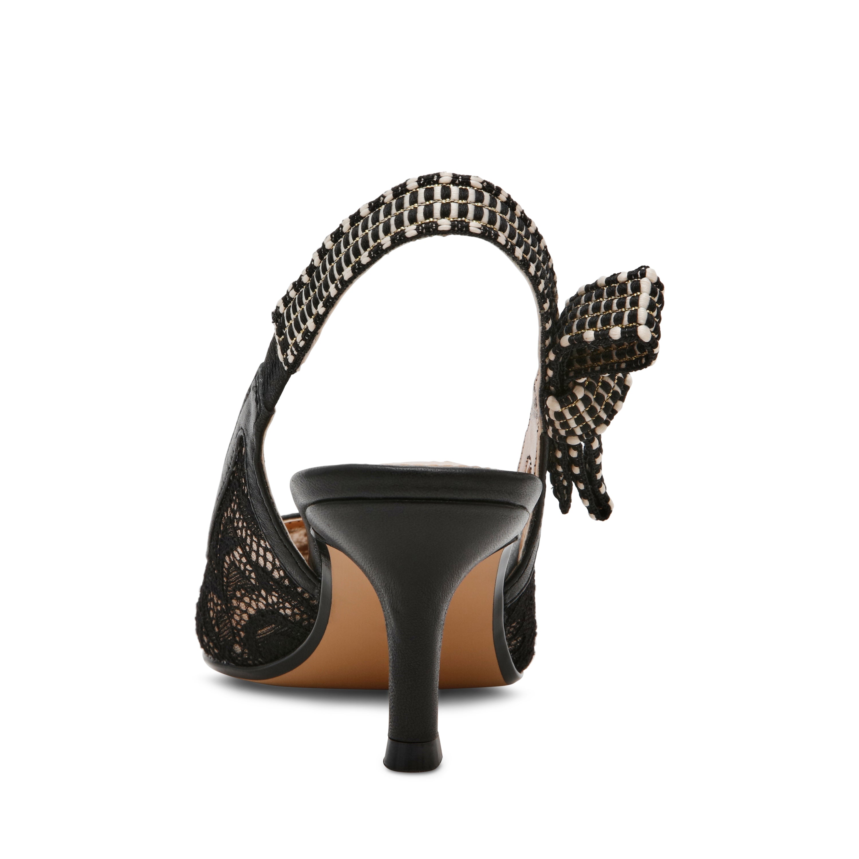 Steve Madden Ensemble escarpin dentelle noire petit talon