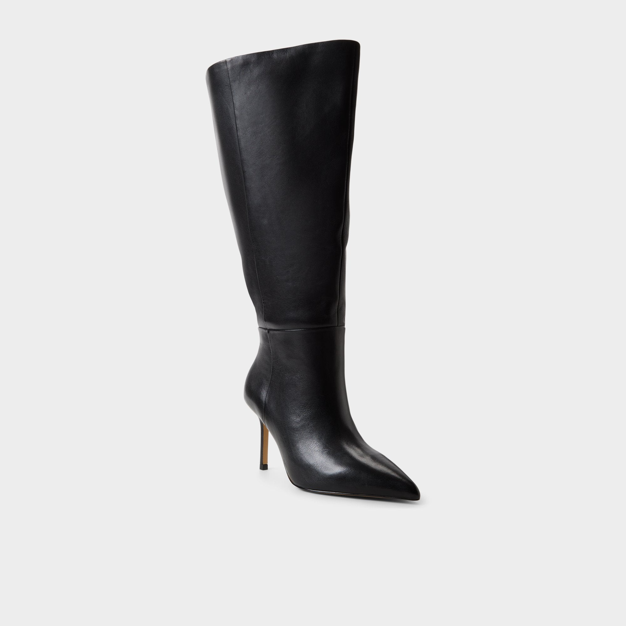 ALDO Saphiria-XWC bottes hautes noires mollet large