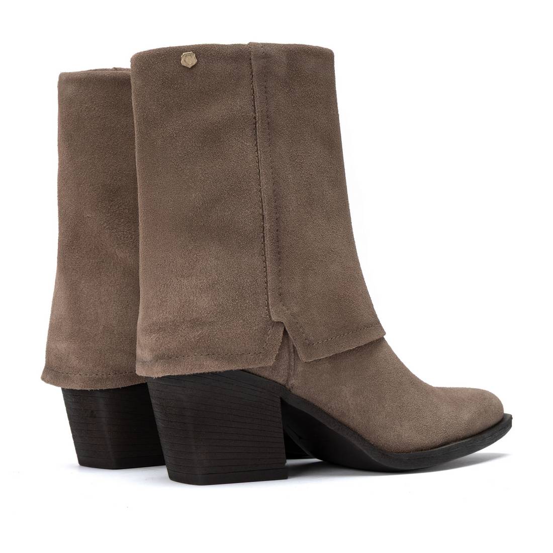Carmela 16433502 bottines cuir marron talon moyen