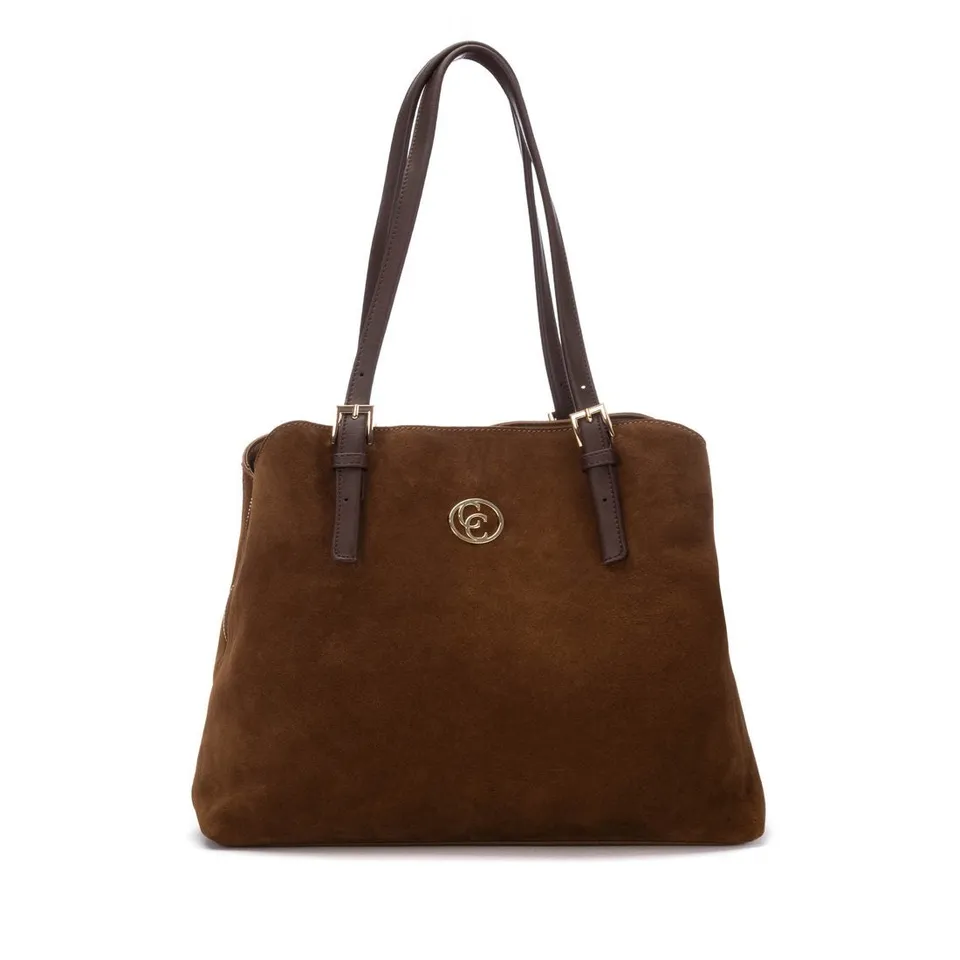 Carmela 18623202 sac femme camel serraje épaule