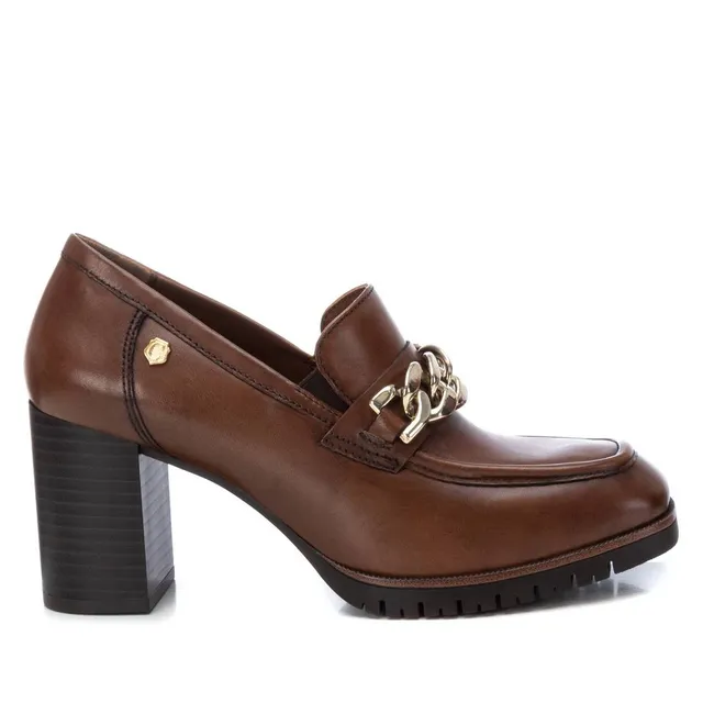 Carmela 16180302 mocassins femme marron cuir talon