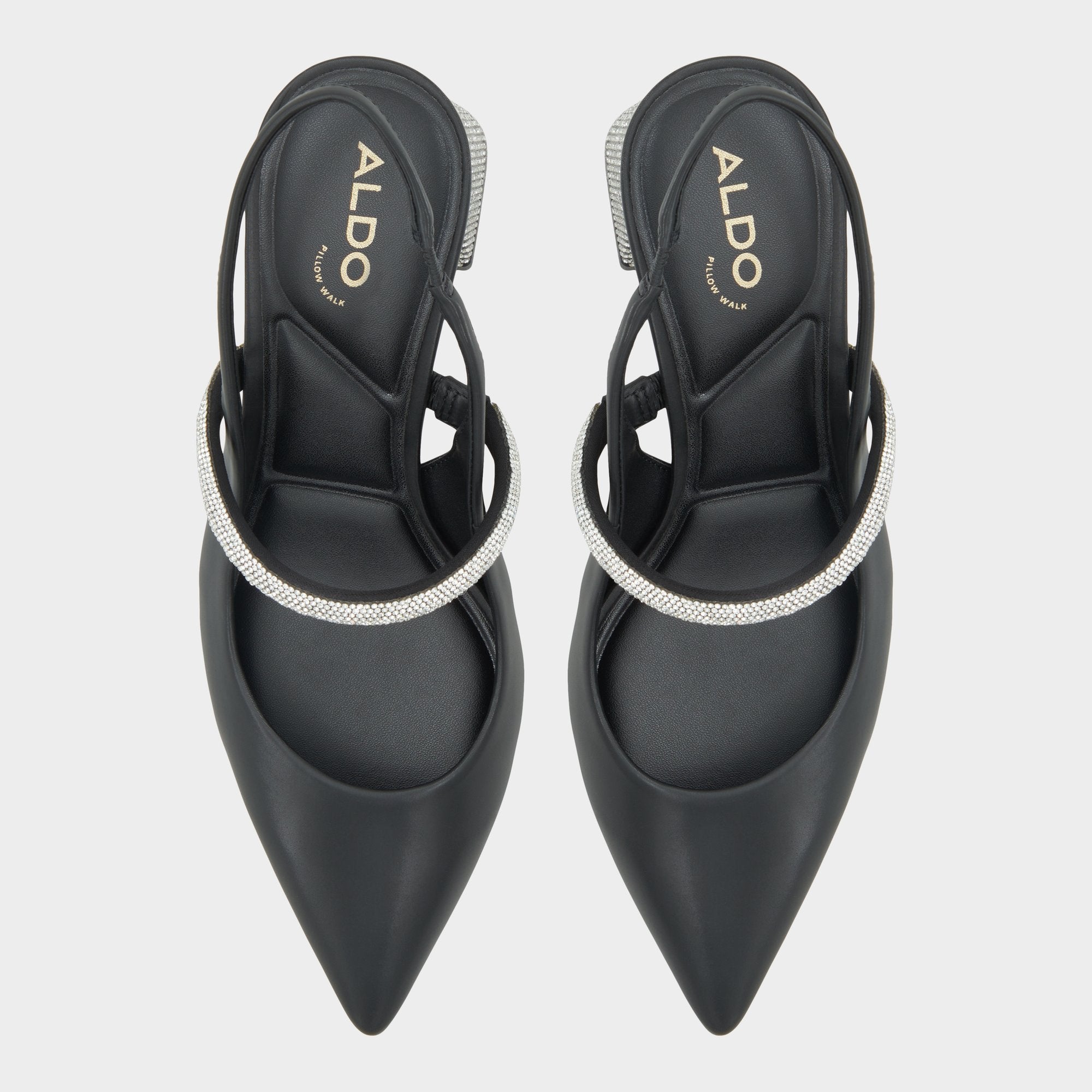ALDO Kaiaria escarpins slingback noirs talon bloc