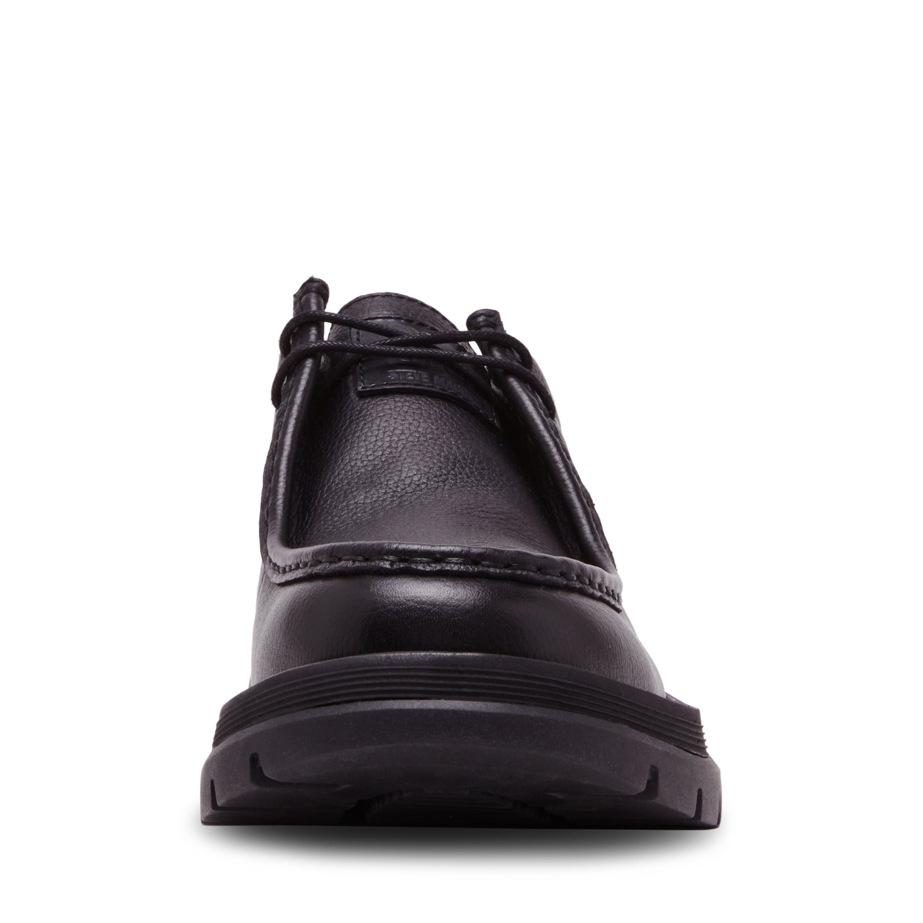 Steve Madden Reice Mocassins Homme Cuir Noir Grainé