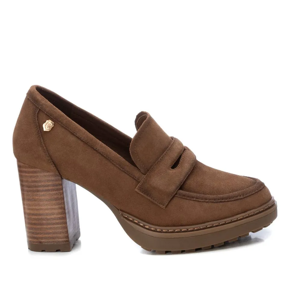 Carmela 16113702 mocassins talons marron suède