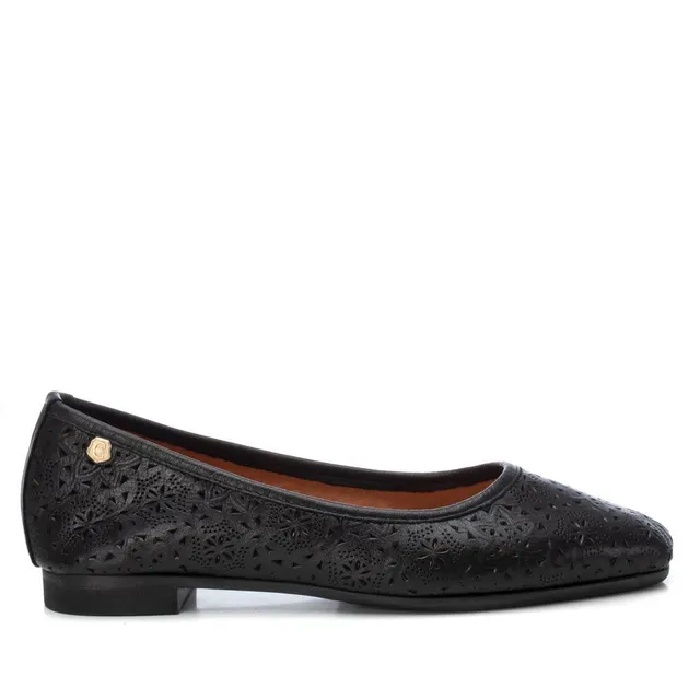 Carmela 16158207 ballerine noire cuir ajouré