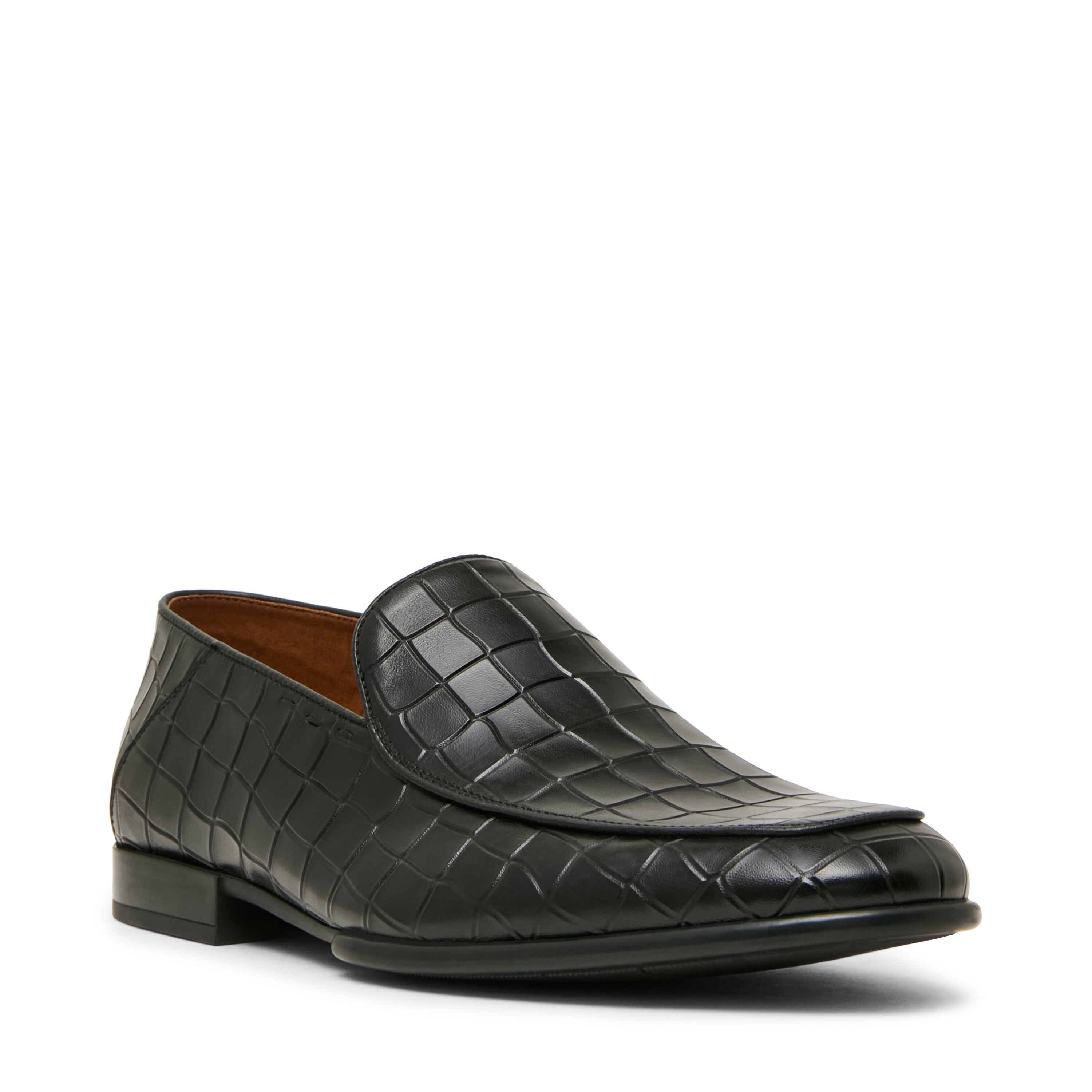 Steve Madden Sutton-C mocassin cuir noir homme