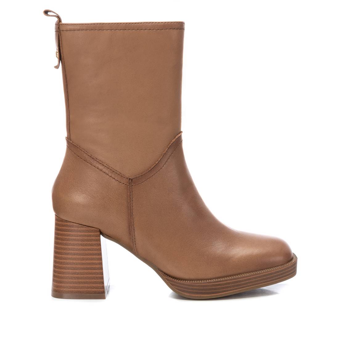 Carmela 16120502 bottine cuir marron plateforme 8 cm