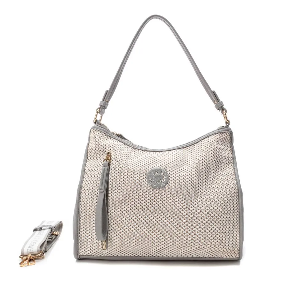 Carmela 18615001 sac cuir gris épaule
