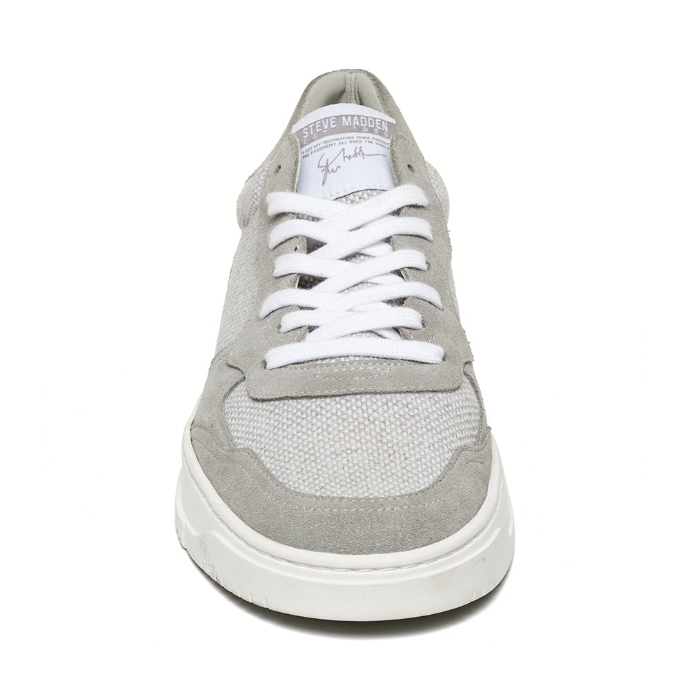 Steve Madden Shawn-E Baskets Homme Gris Lacets