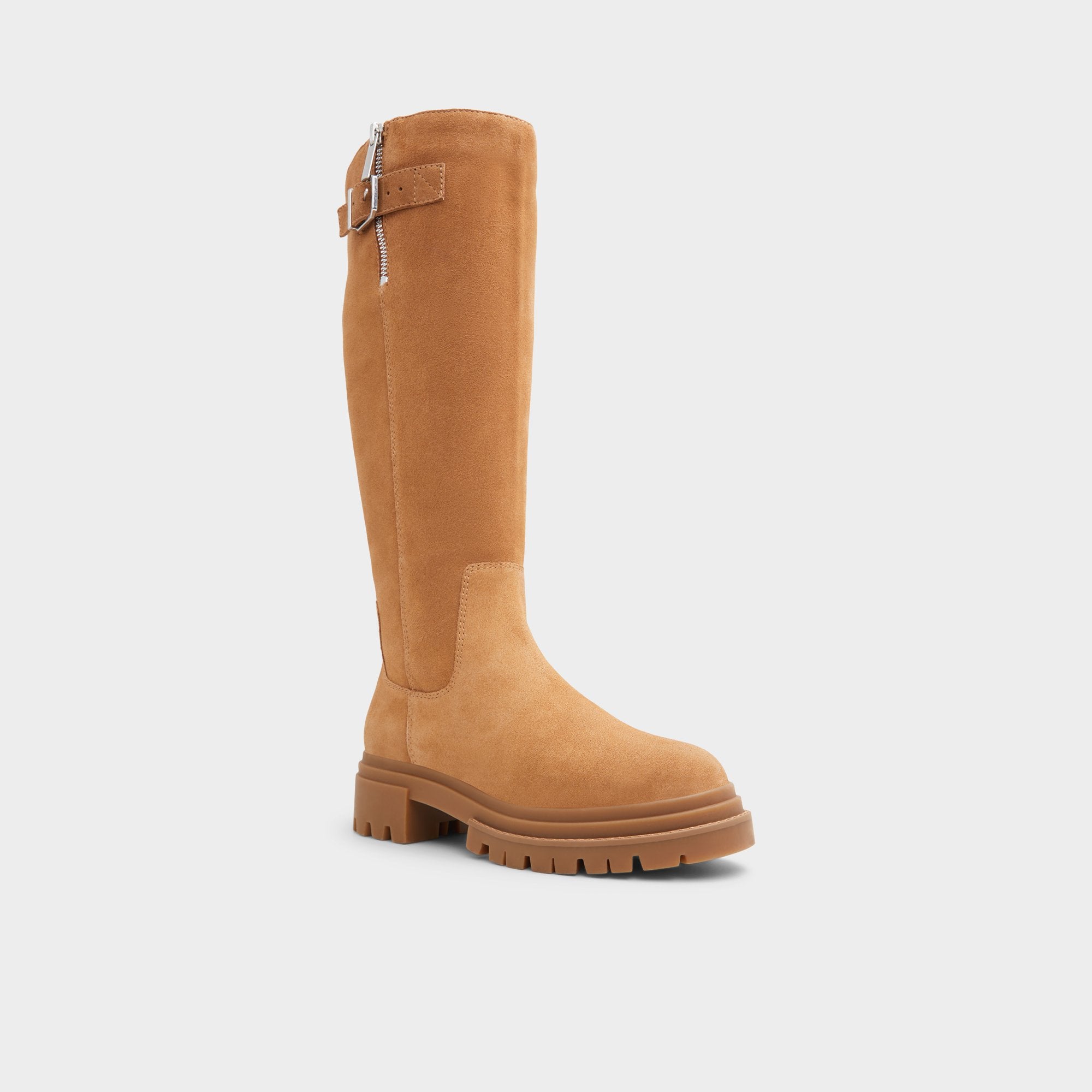 ALDO Sometta bottes hautes marron déperlantes