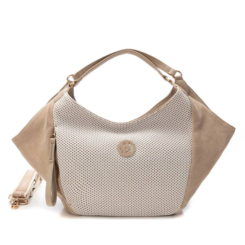 Carmela 18614901 sac épaule femme beige cuir