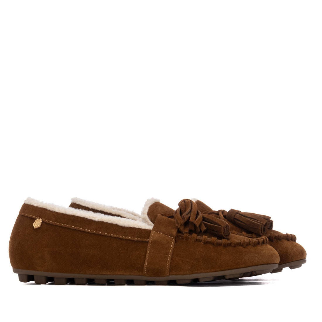 Carmela 16428901 mocassin femme suède camel chaud