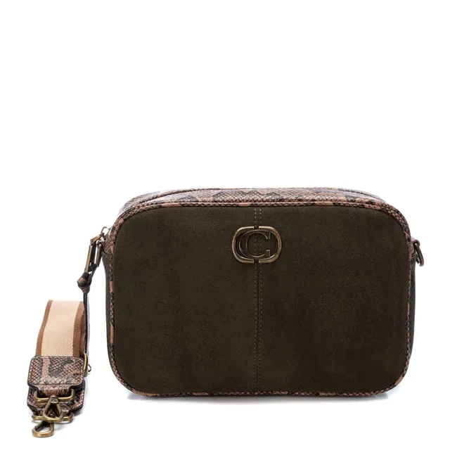 Carmela 18607201 sac bandoulière cuir vert 22 cm