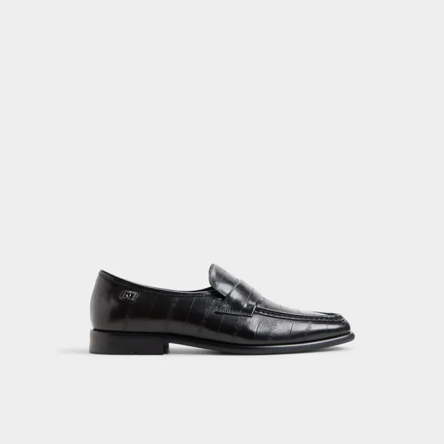 ALDO Emanuele mocassins homme croco noir