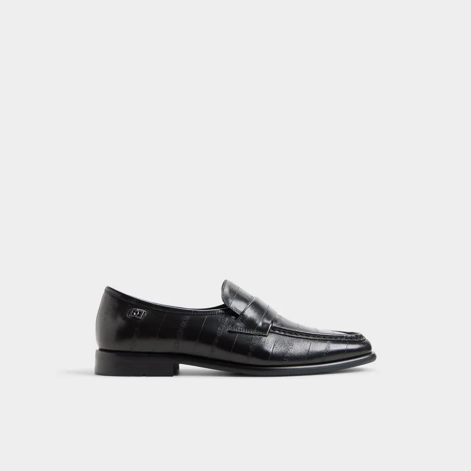 ALDO Emanuele mocassins homme croco noir