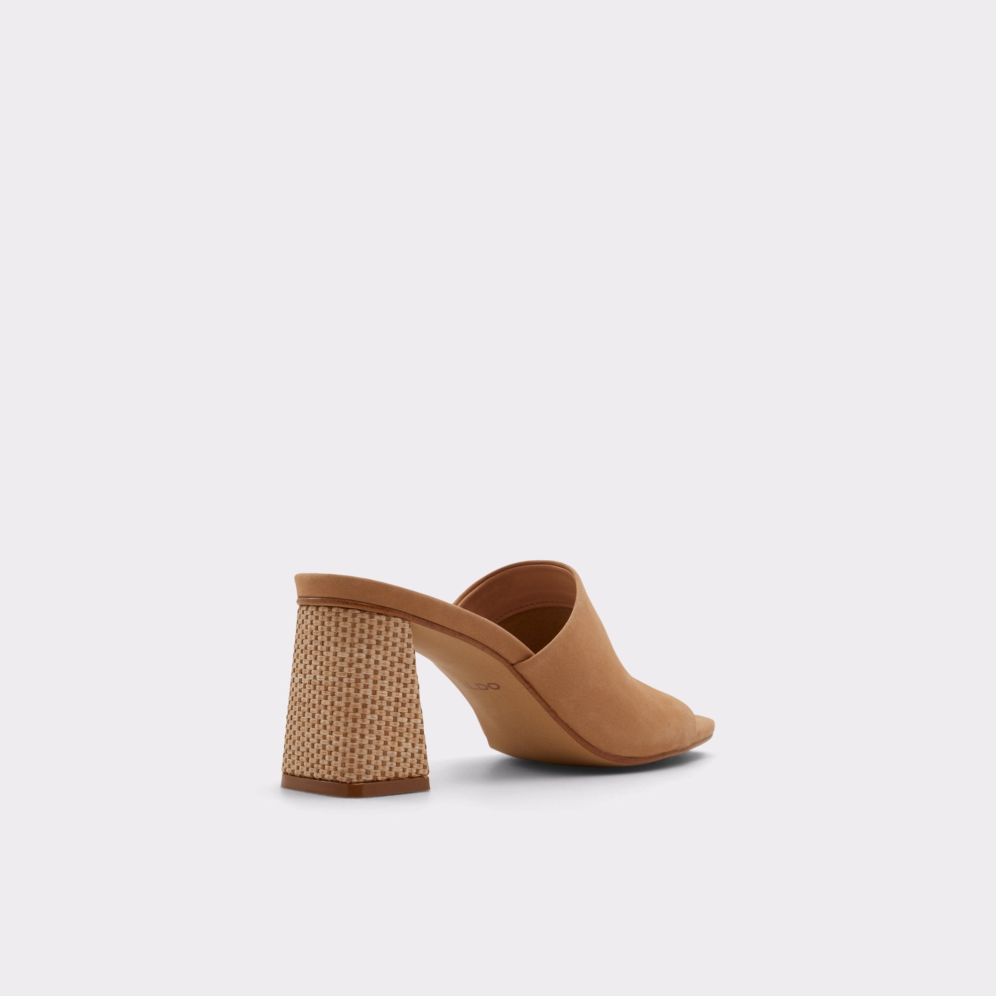 ALDO Harans mules marron talon bloc