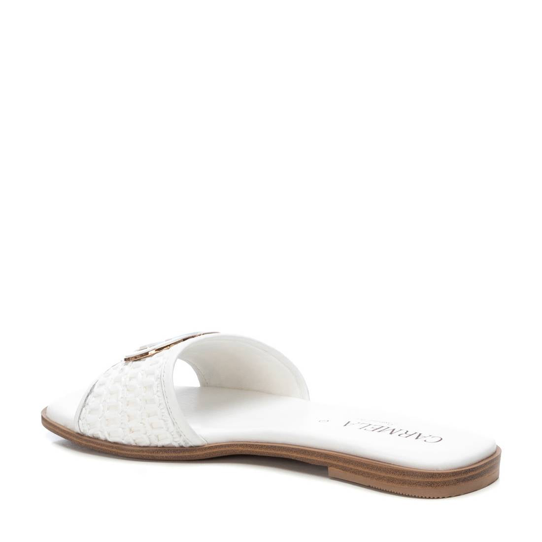 Carmela 16219306 sandales femme plates blanches