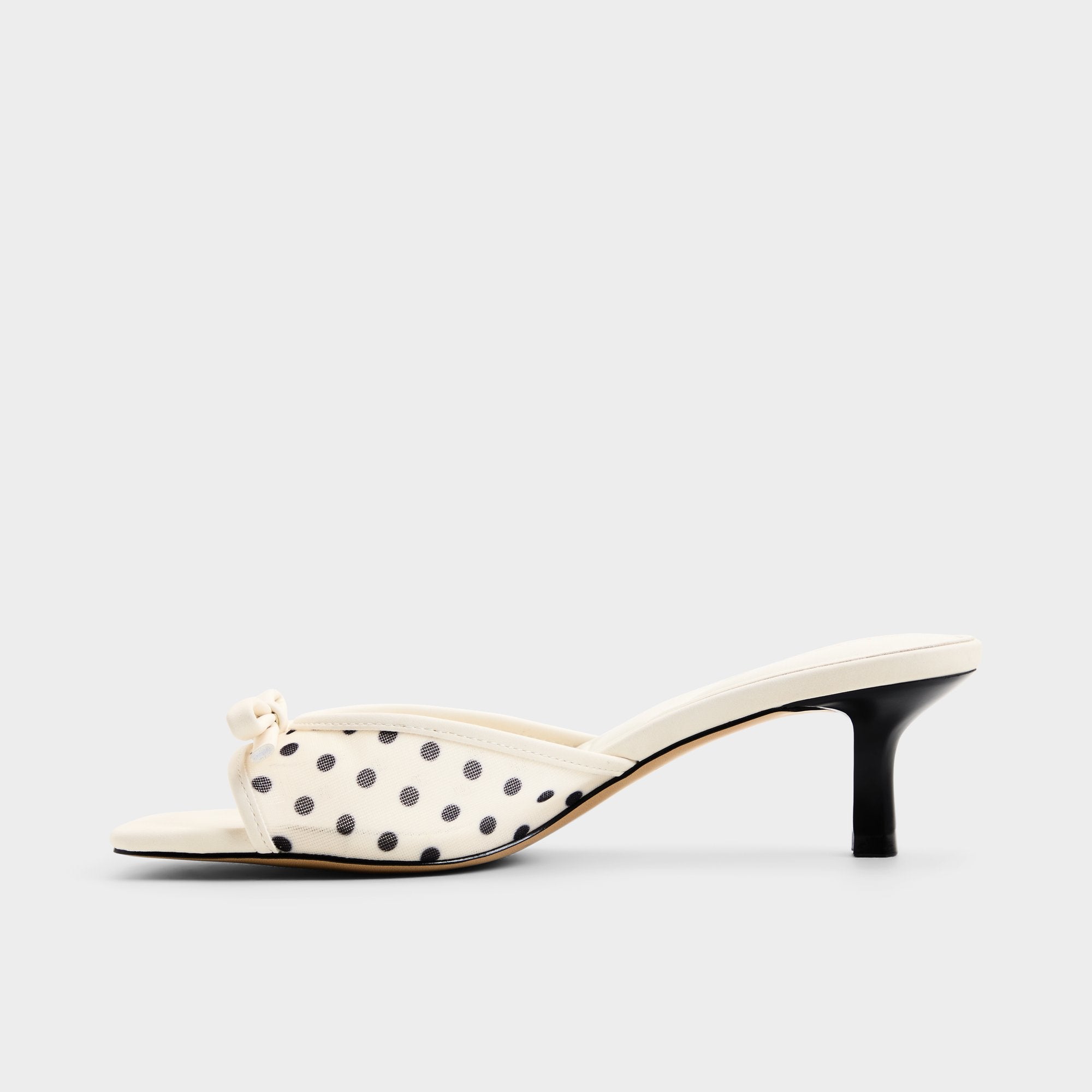 Aldo Begoniaa mule femme blanche à pois