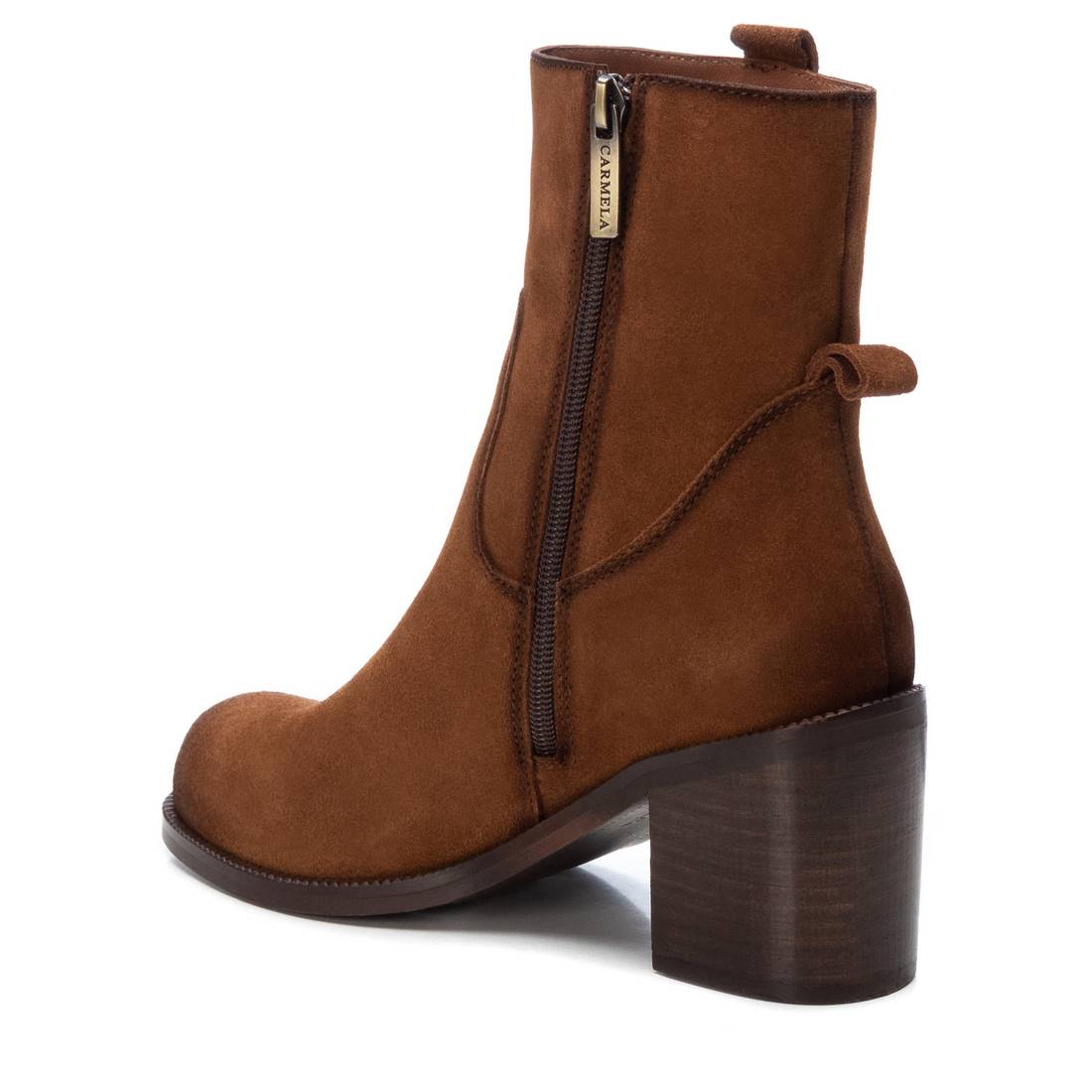 Carmela 16093703 bottine cuir marron talon 7 cm