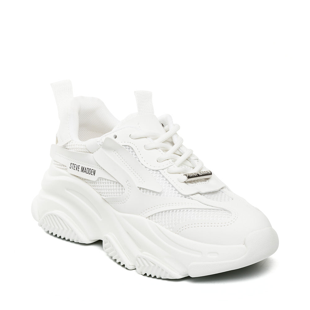 Steve Madden Possession-E basket blanche plateforme 7 cm