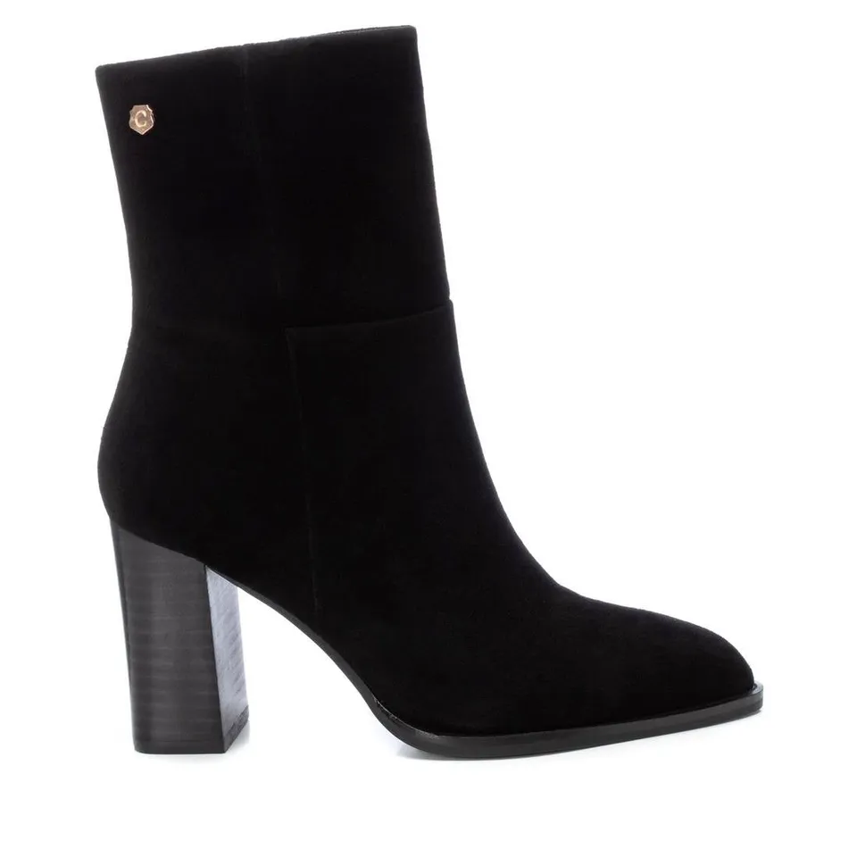 Carmela 16089701 bottines velours noir talon 9 cm