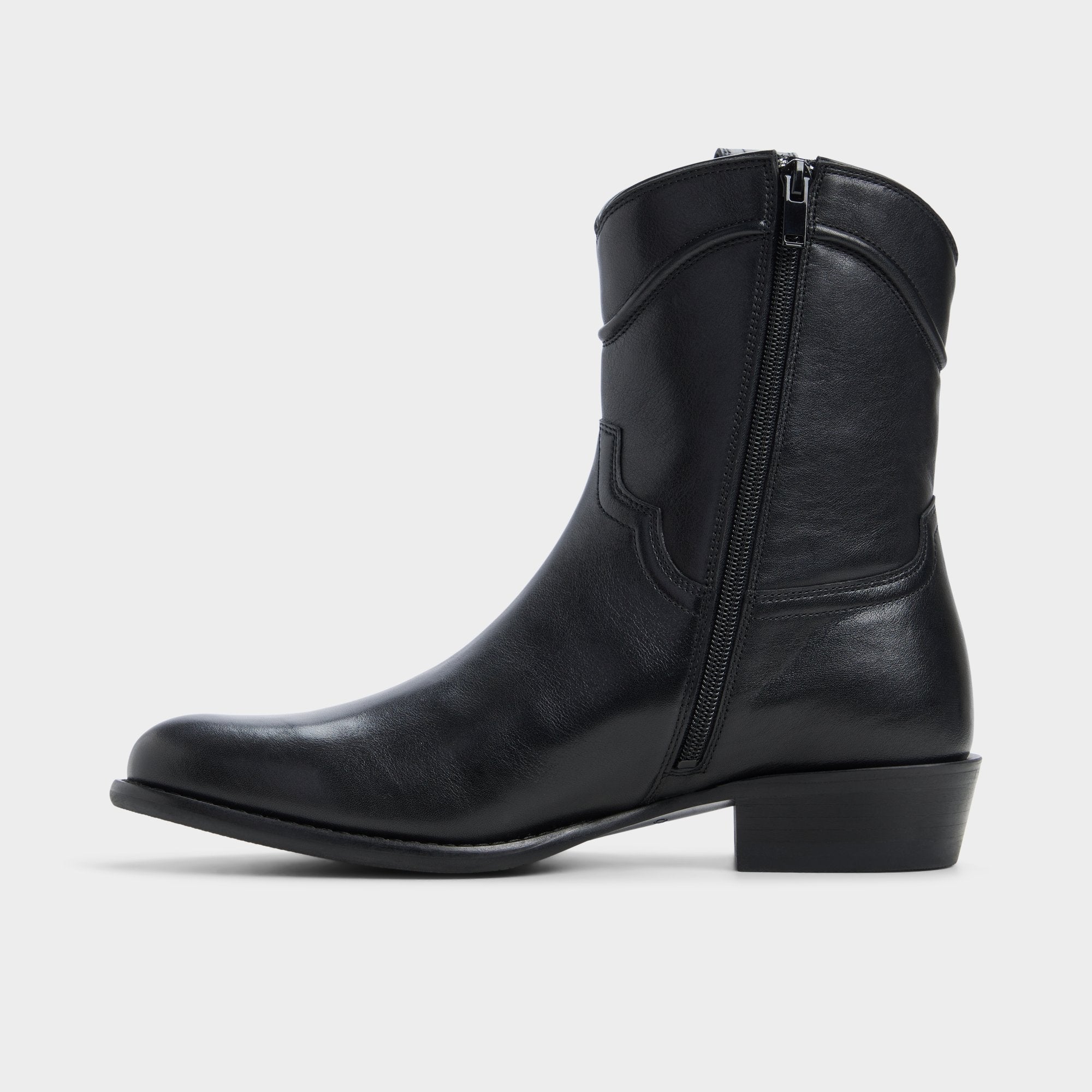 ALDO Wylie bottes western homme cuir noir