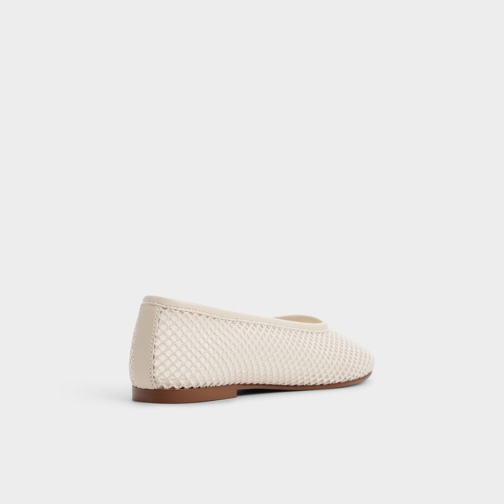 ALDO Ericca ballerines blanches maille nœud
