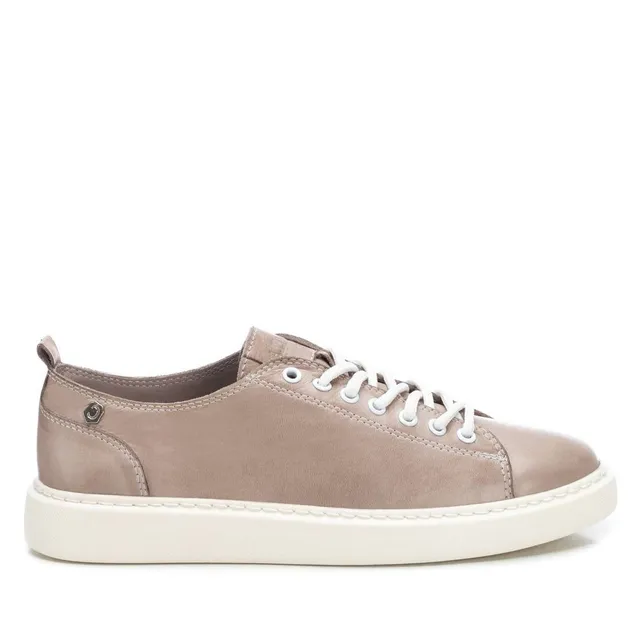 Carmela 16043602 basket cuir blanc lacet